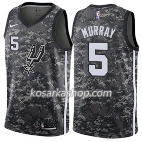 Dres San Antonio Spurs Dejounte Murray 5 Nike City Edition Crna Swingman